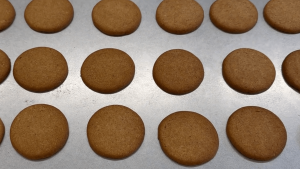 A small test batch of biscuits produced at Baron Foodtech’s Innovation Center.