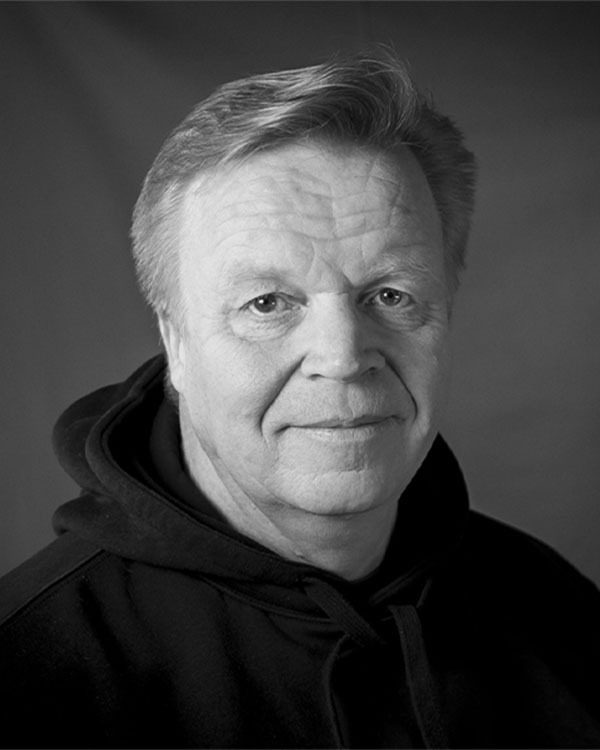 Mustavalkokuva Mikko Lehtisestä